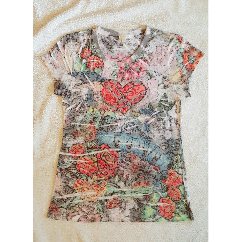 Maurices Multi-Color T-Shirt/Top